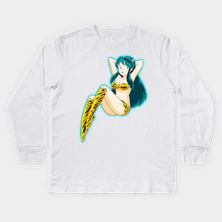 lum the invader girl Kids Long Sleeve T-Shirt